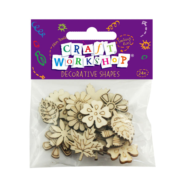 Craft Flower Shapes 25mm 24pc image 0