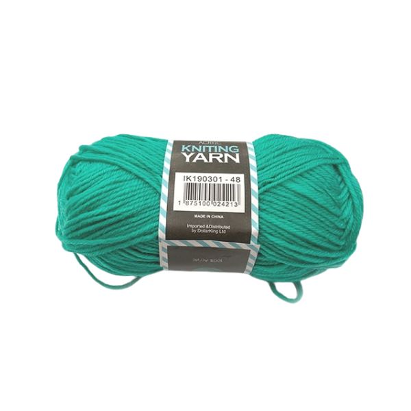 80G Acrylic Yarn(4-ply) – Solid Colour(Elf Green) image 0