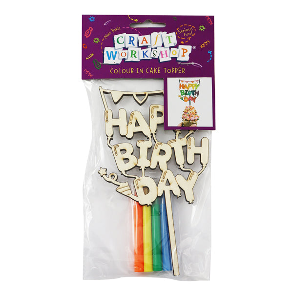 Craft DYO Birthday Cake Topper image 0