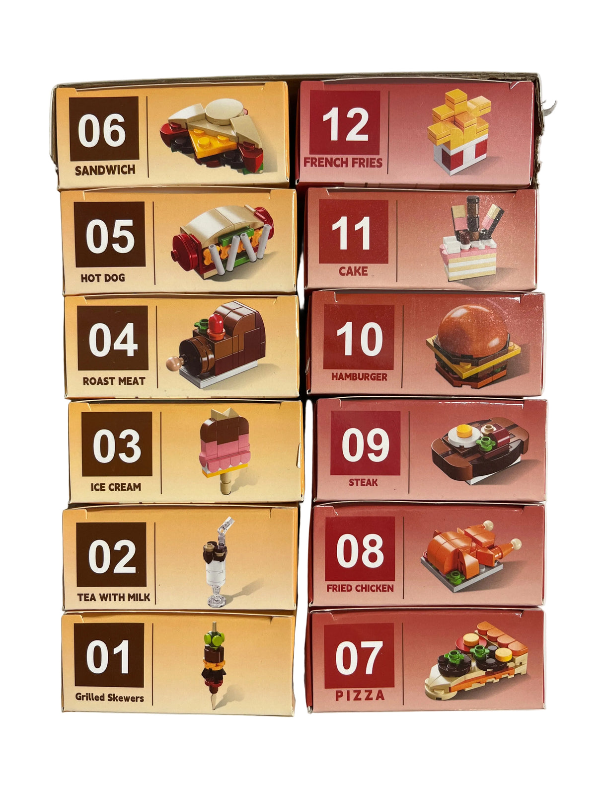 Delicious Hamburger Mini Building Blocks Toy