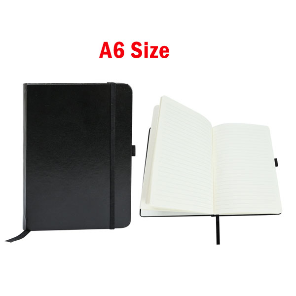 Notebook W/Elastic 100Shts A6 image 0