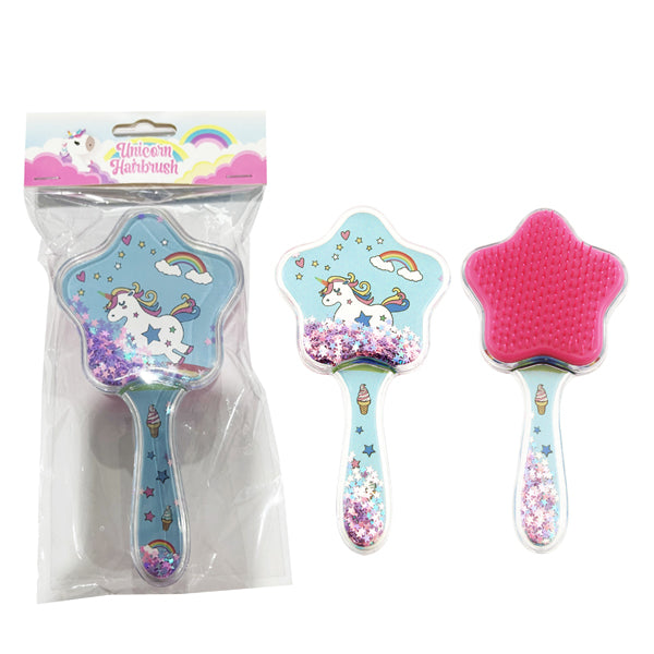 Hairbrush Glitter Unicorn 17.2cm image 0