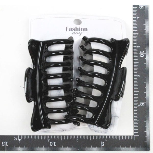 Hair Clip Large 2PC - Black image 0