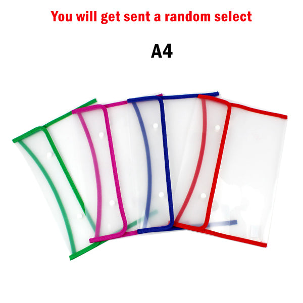 A4 Documents Pocket with Buttons image 0