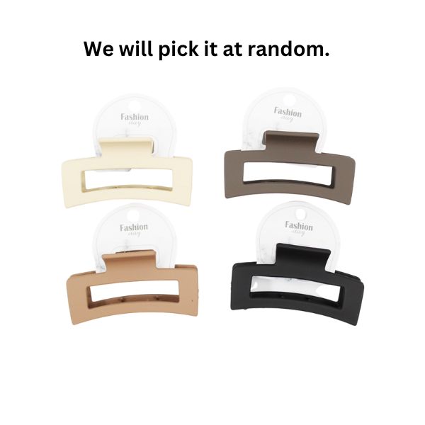 Hair Clip 1pc - Dark Matt image 0