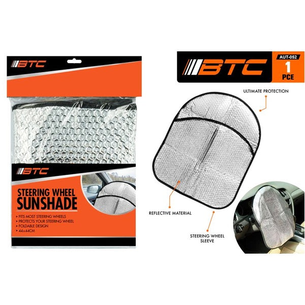 1pce SteeringWheel Sleeve-44x44cmReflect image 0