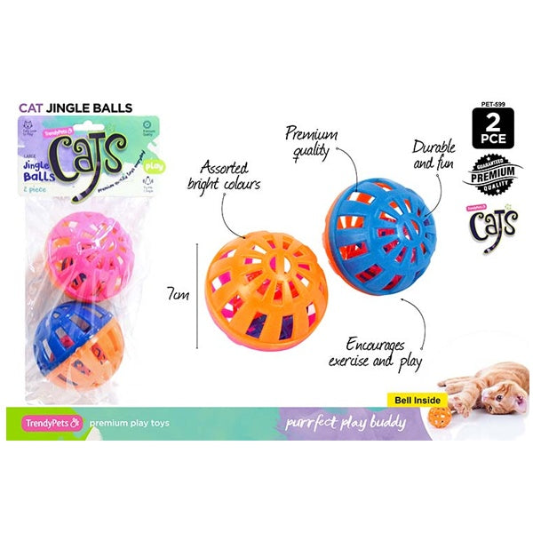 2pce Cat Exercise Play Balls image 0