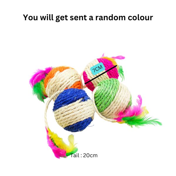 Cat Toys - Ball with Tail image 0