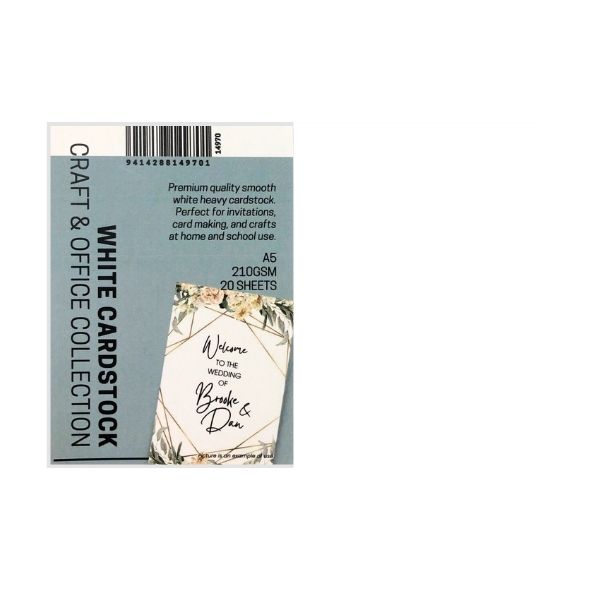 A5 Premium White Board 20pk image 0