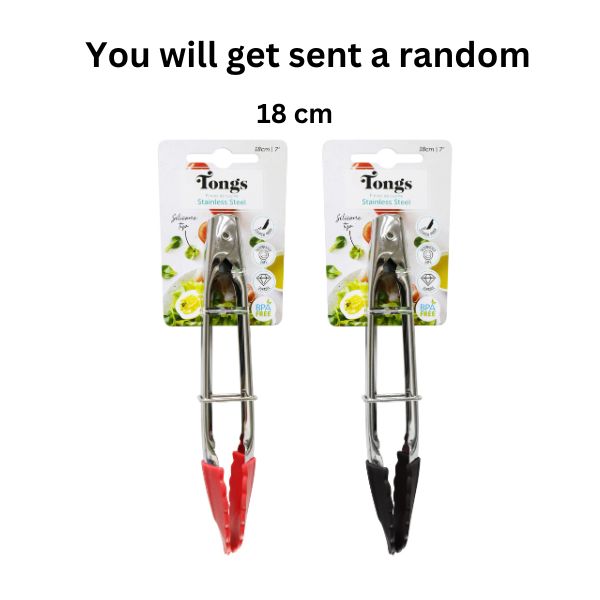 TONGS 18CM ST/STEEL SILCON image 0
