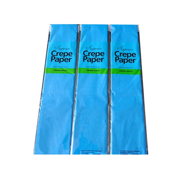Crepe paper Light Blue 2mx50 image 0