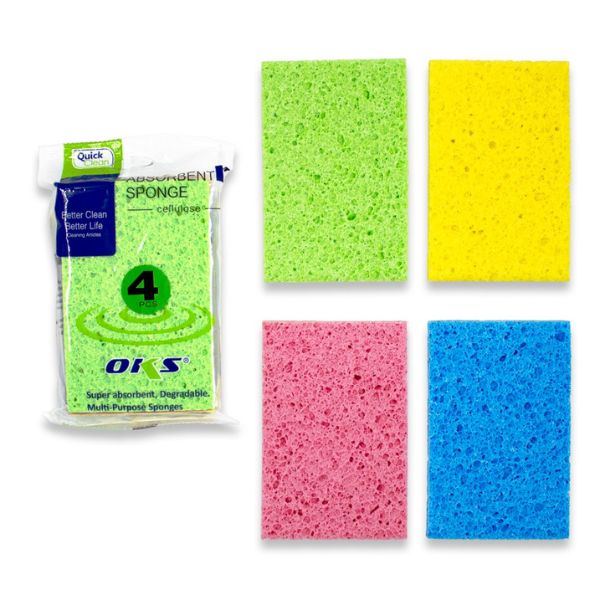 Absorbent Sponge-4pcs image 0