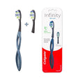 COLGATE TOOTHBRUSH INFINITY DEEP CLEAN REUSABLE ALUMINIUM HANDLE image 0