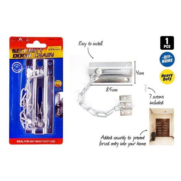 1pce Door Guard w/Chain-100mm image 0