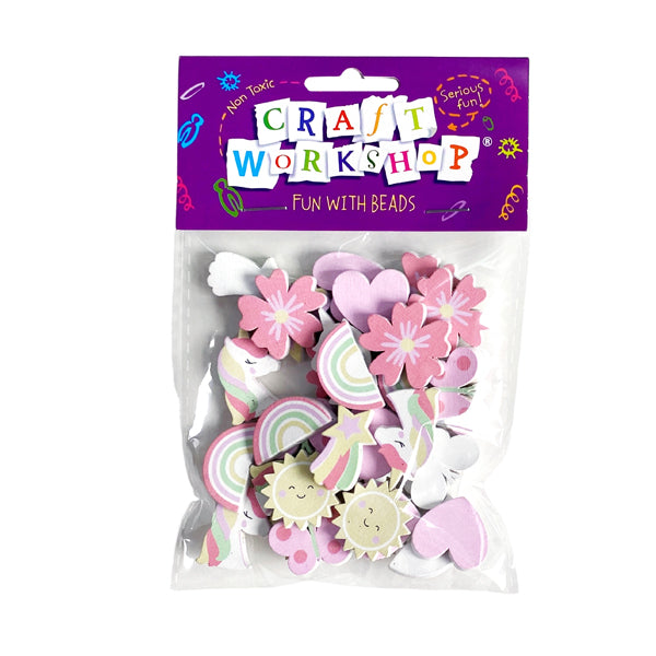 Craft Beads Unicorn Flower Sun 35pc image 0