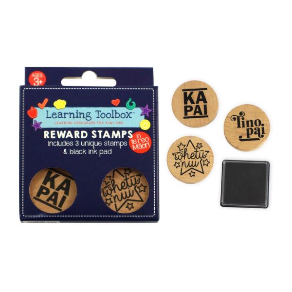 Te Reo Stamp Set 3pc+Ink image 1