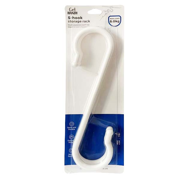 S Hooks Load 6KG 2pc 300mm image 0