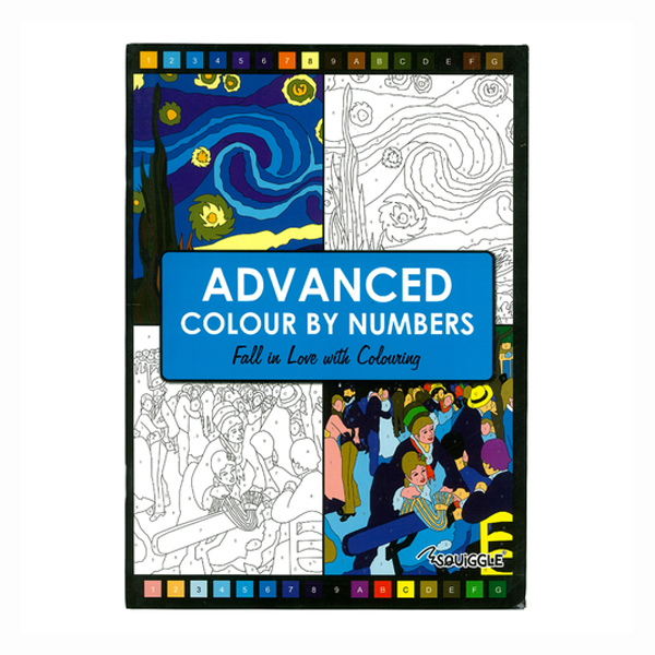 Advanced Colour by Number 32pg A4 image 0