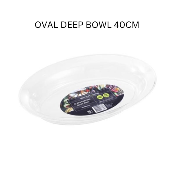 SERVING PLATTER OVAL DEEP BOWL 40CM image 0