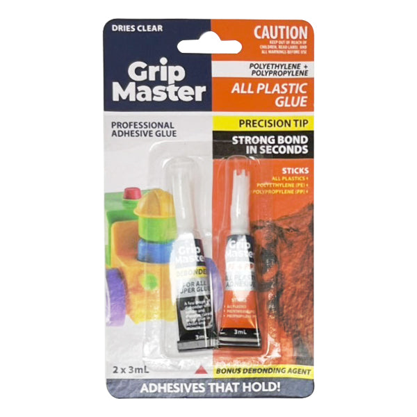 1pce All Plastic Glue 2 x 3ml image 0