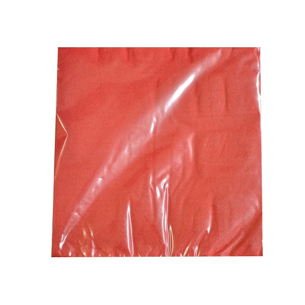 Paper Napkins 33x33cm Pk30 Red image 0