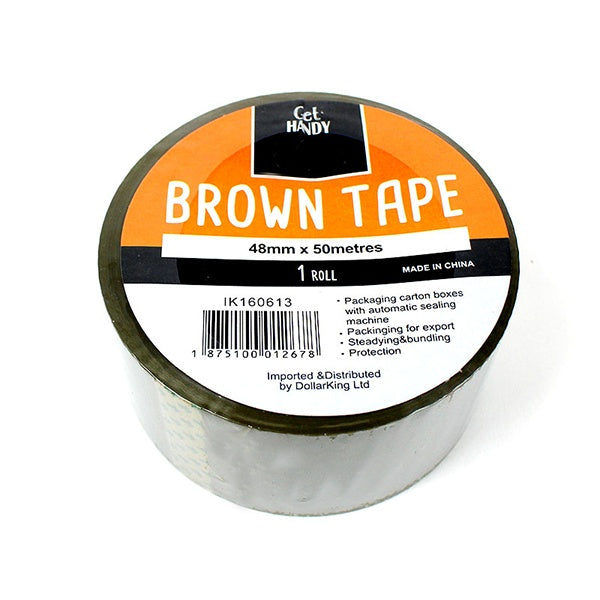 Brown Packing Tape 50m x 4.8cm image 0
