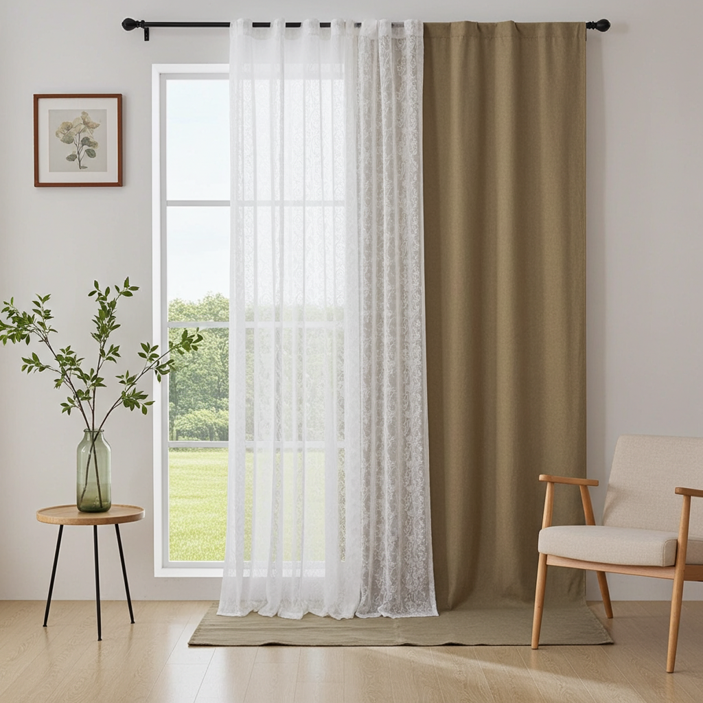 White Lace Curtain 150*120cm