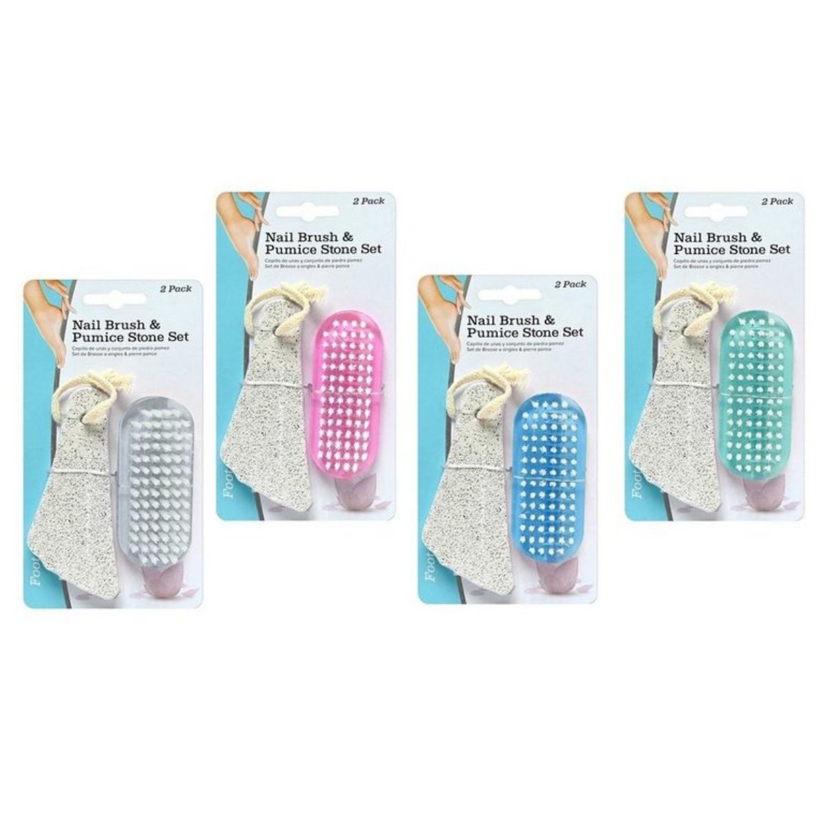 Pumice Stone & Nail Brush Set