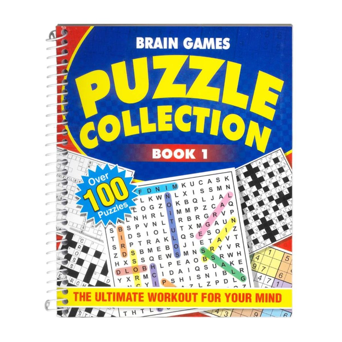 Puzzle Collection Book with Coil 120 Pages