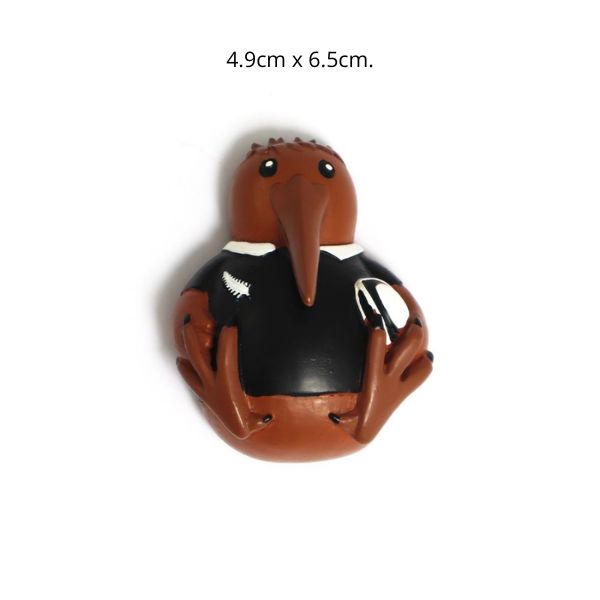 Magnet NZ Rugby Playing Kiwi Bird