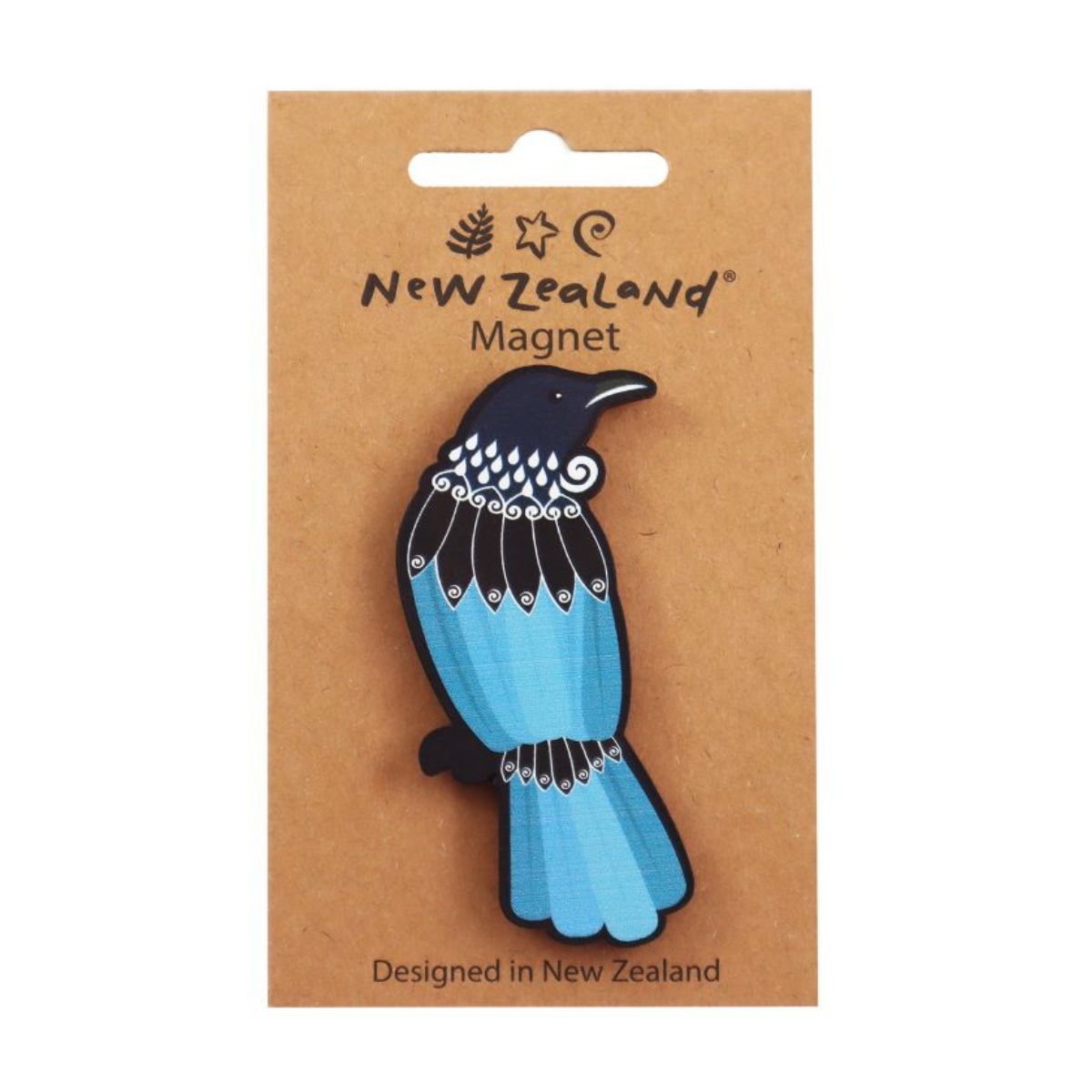 Magnet Wooden NZ Tui 73mm B/C