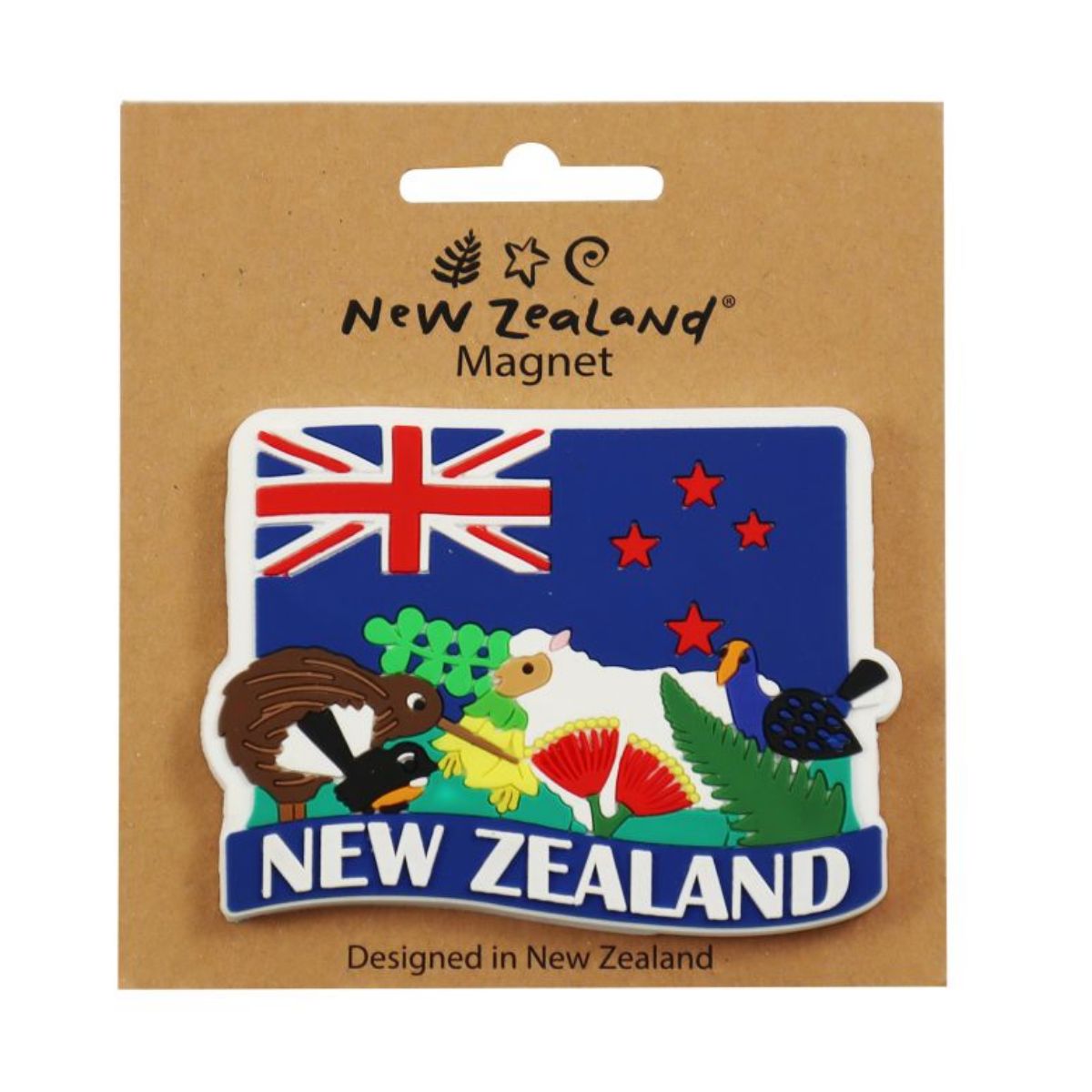 Magnet Soft PVC NZ Animals B/C 8cm