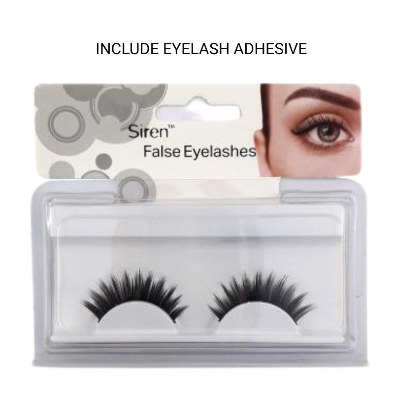 Eyelashes False w/Glue