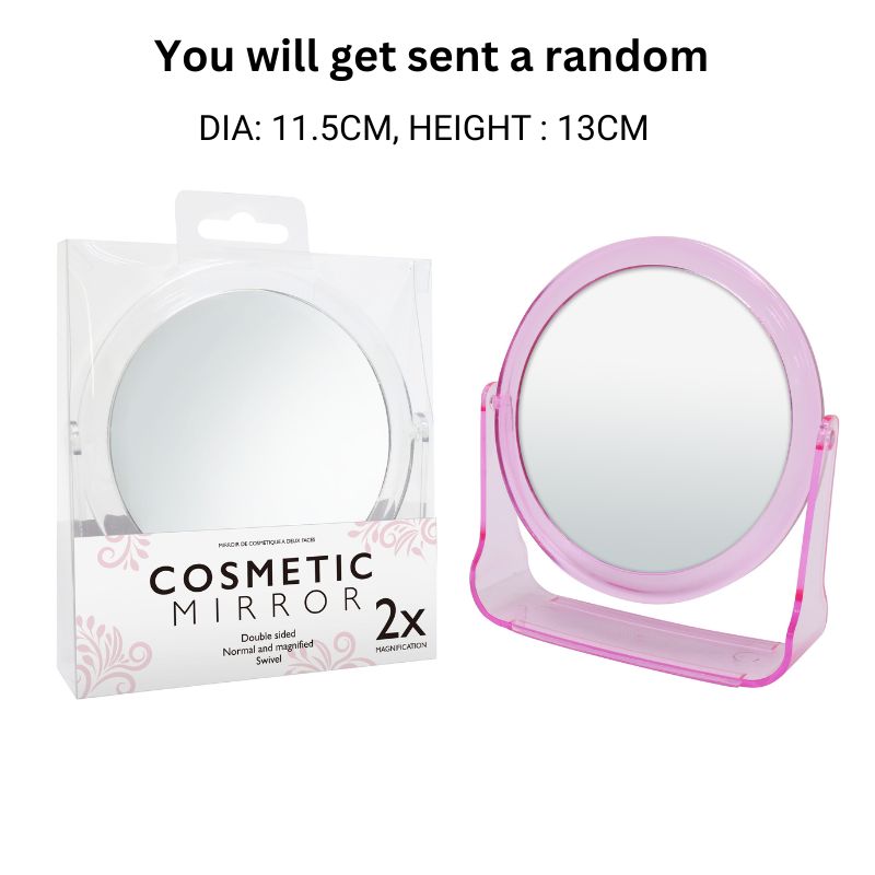 Double Sided Round Mirror