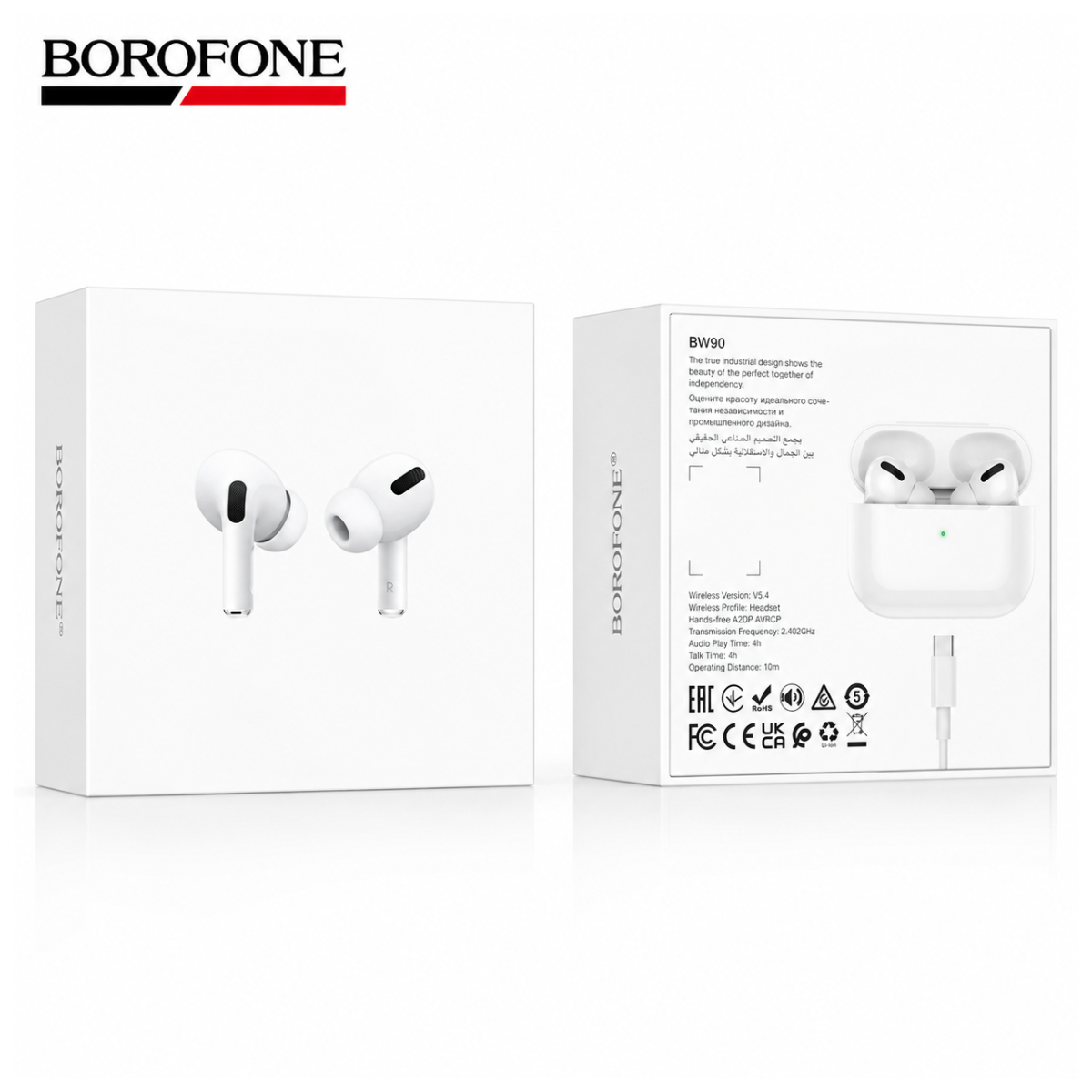 BW90 True Wireless Stereo Headset – Bluetooth Earbuds