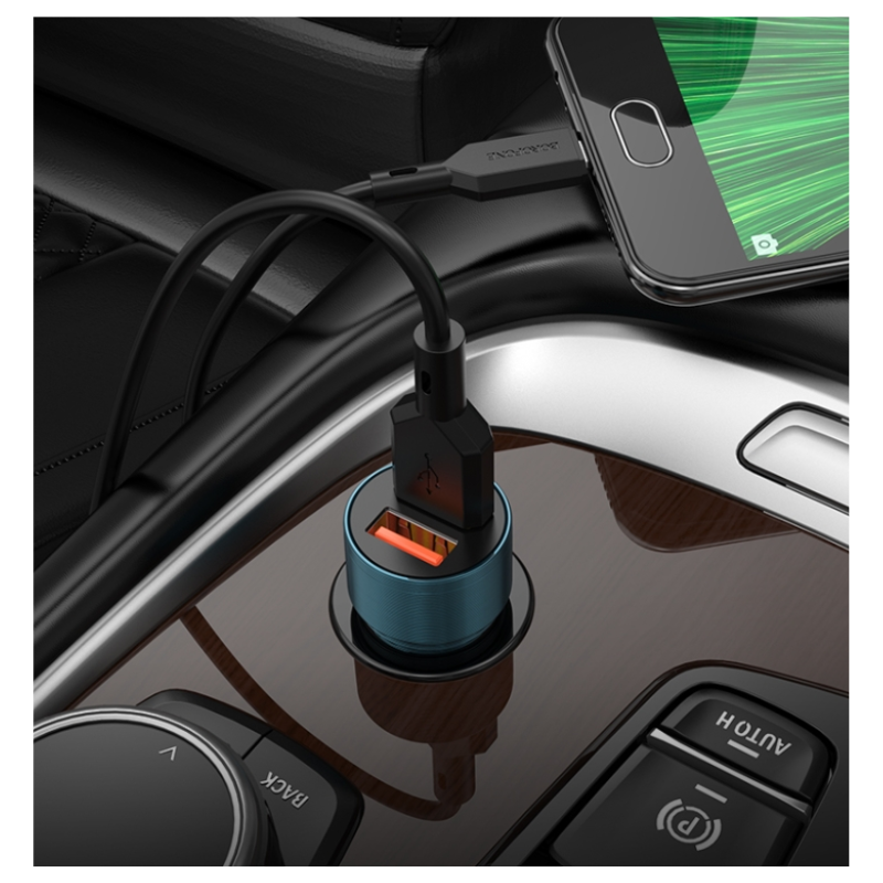 Wisdom dual port car charger