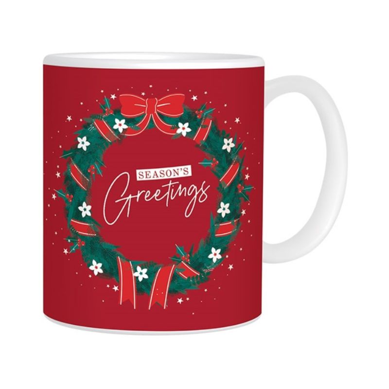 XMAS MUG BOXED WREATH