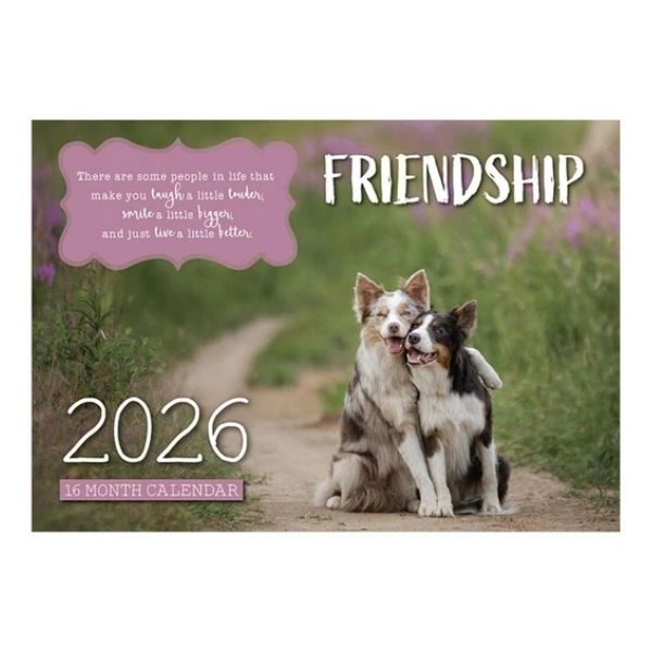 CALENDAR RECTANGLE FRIENDS FSC MIX 2026