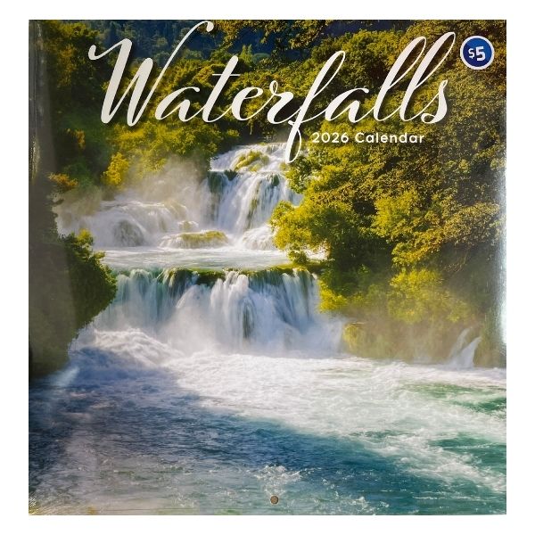 CALENDAR SQUARE WATERFALLS FSC MIX 2026