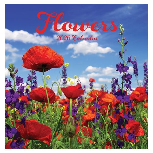 CALENDAR SQUARE FLOWERS FSC MIX 2026