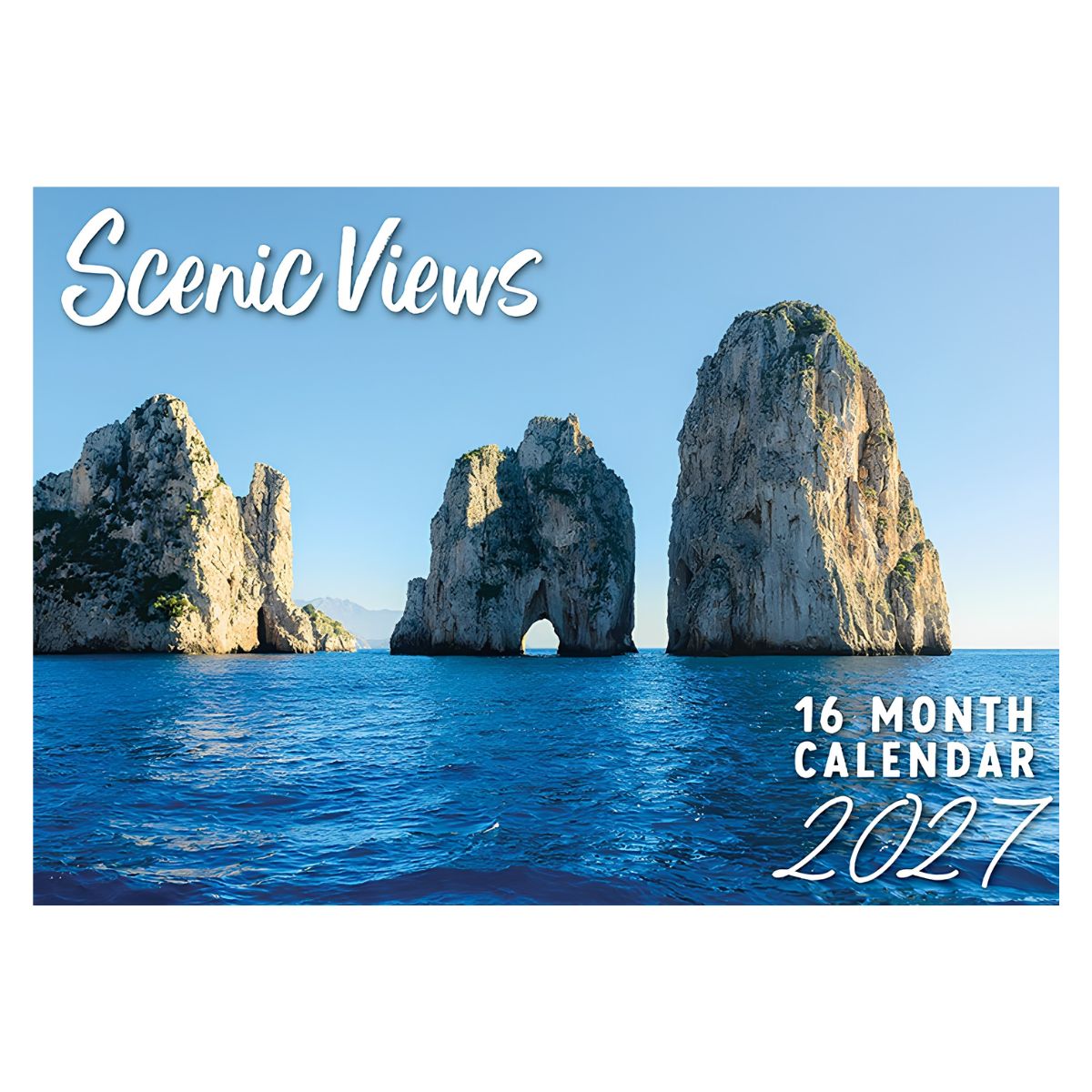 2027 Scenic Views Rectangle Calendar - FSC Mix