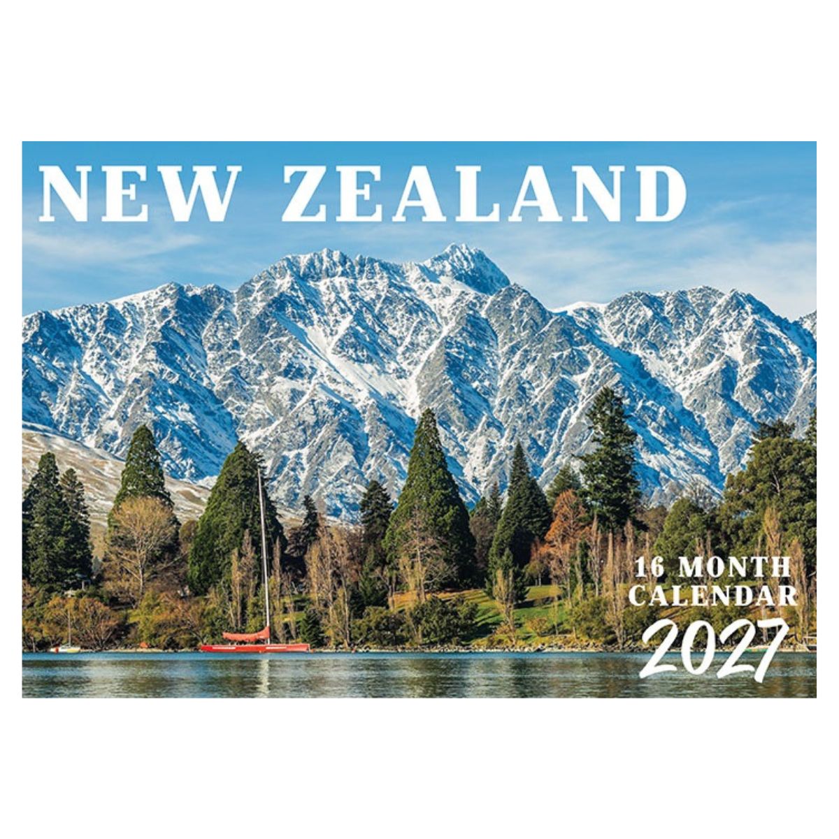 2027 New Zealand Rectangle Calendar - FSC Mix