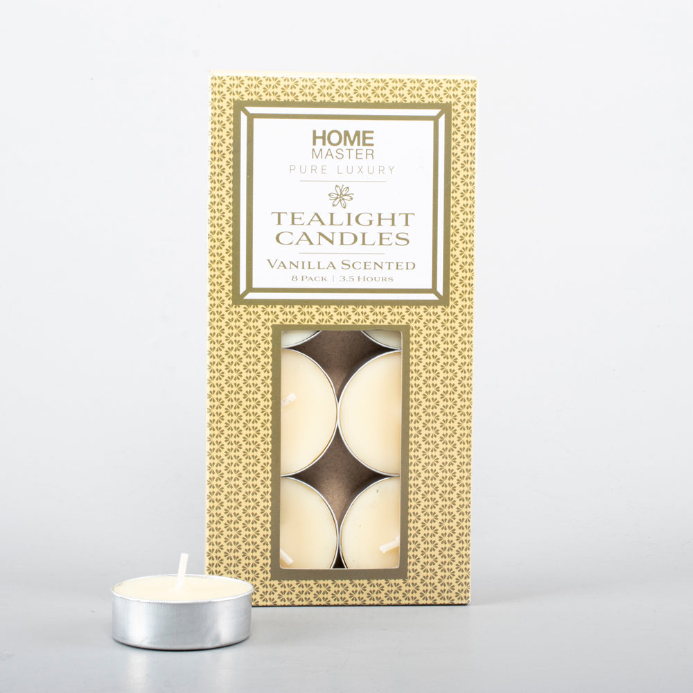 Candles Tealight Scented 8pc - 4hr
