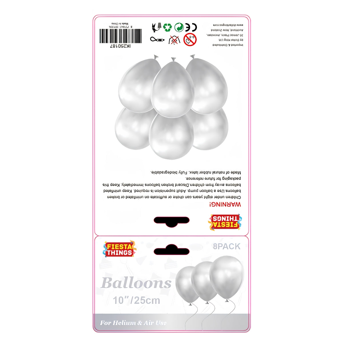Chrome Silver Balloons – Metallic Party Decor