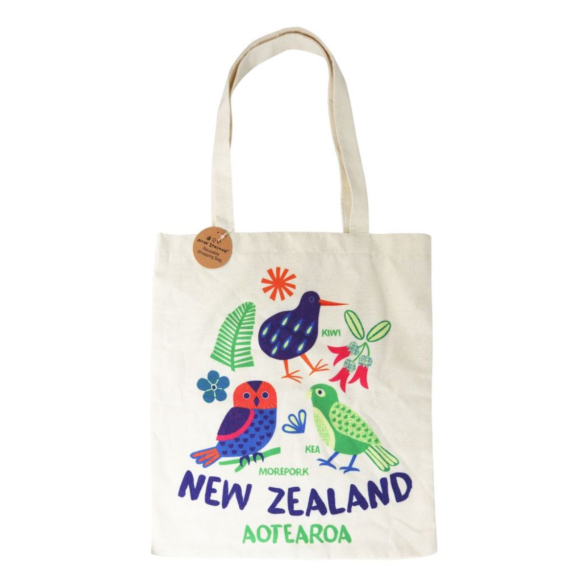 Cotton Tote Bag NZ 40cmH – Assorted New Zealand Designs