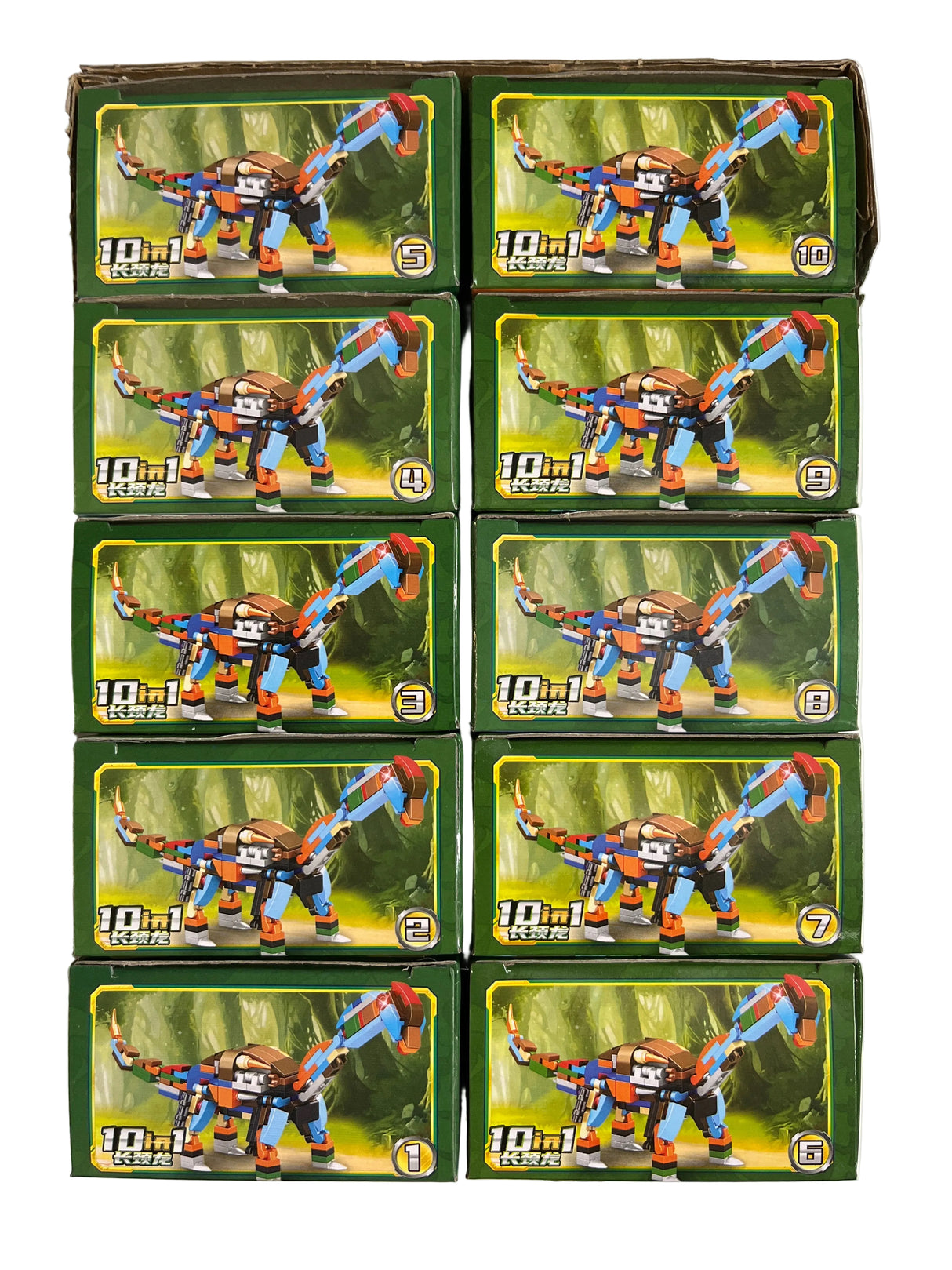 Dinosaur Jungle Mini Building Blocks Toy