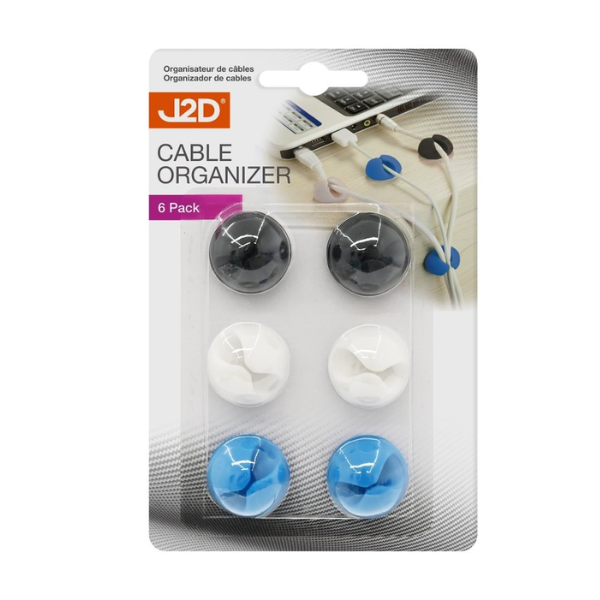 Cable Organizer 6 Pack