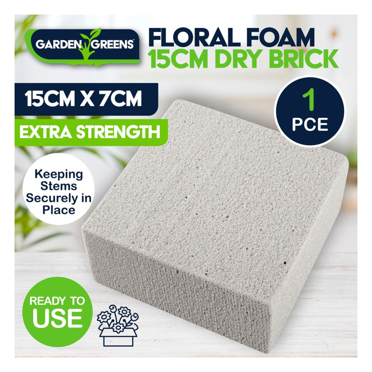Floral Foam Brick Dry 15cm