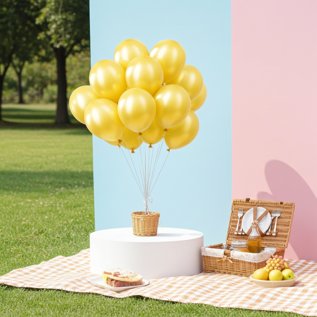 Gold Balloons 10 Pack – Metallic Party Decoration