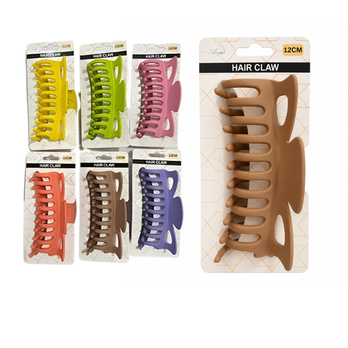 Hair Claw Clip 12cm – Matte Hair Accessory